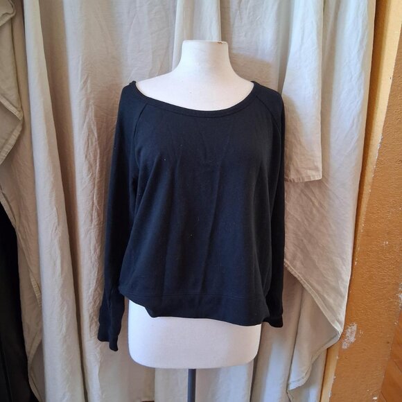 MOSSIMO SUPPLY CO.Black long-sleeved top size xxl nwt - Picture 1 of 5